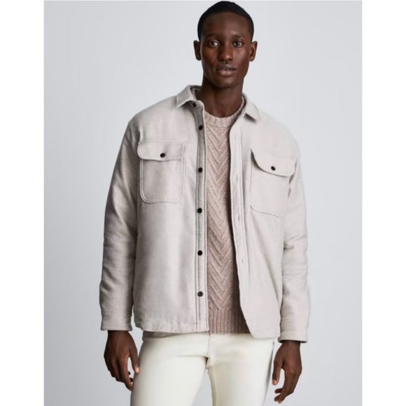 NWT Everlane The ReNew Fleece-Lined Heavyweight Overshirt - Picture 1 of 8